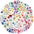 Transparent Flora Scrapbook Stickers Aesthetic Flowers Stickers | Transparent & by Unknown
