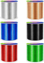 Mandala Crafts 13 GA Black Red Green Assorted Anodized Aluminum Craft Wire | - Image 2
