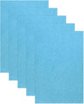 MECCANIXITY 5 Sheets Light Blue Shiny Foam Sheets, 8 Inch x 12 Inch Sparkle EVA by MECCANIXITY