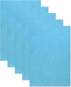 MECCANIXITY 5 Sheets Light Blue Shiny Foam Sheets, 8 Inch x 12 Inch Sparkle EVA by MECCANIXITY