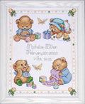 Baby Bears Sampler Counted Cross Stitch Kit by Design+Works+Crafts