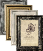 4x6 Picture Frames Set of 4- Rustic Retro Photo Frame - Image 8