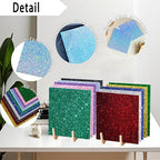 Glitter Acrylic Sheets, 7.87"x7.87", Translucent Cast Acrylic, - Image 3