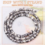 Natural Stone Heishi Beads for Necklace Making, 4 mm x 2 mm Small Flat Round - Image 2