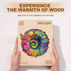 Rainbow Vortex Succulents Puzzles Adults Gifts Wooden 240 Pieces 13.4 * 12.7in - Image 7