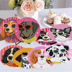 8 Pack Diamond Art Coasters, Funny Dog Diamond Painting Coasters Kits | Dog - Image 5