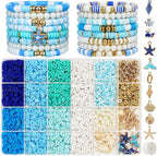 Gionlion Clay Beads for Bracelets, Charms Bracelet Kit and Crafts DIY Gifts for by Gionlion