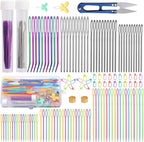 150 Pcs Yarn Needle Set, Bent Tapestry Needles, Darning Needles by Bupete