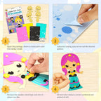 VKPI 4 Pieces EVA Foam Art Crafts Gift Kit, Creative Make Your Own Princess - Image 2