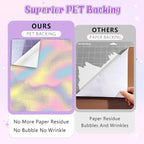Holographic Permanent Adhesive Vinyl 10 Sheets 12'' x 10'' | Unicorn Patterns - Image 4