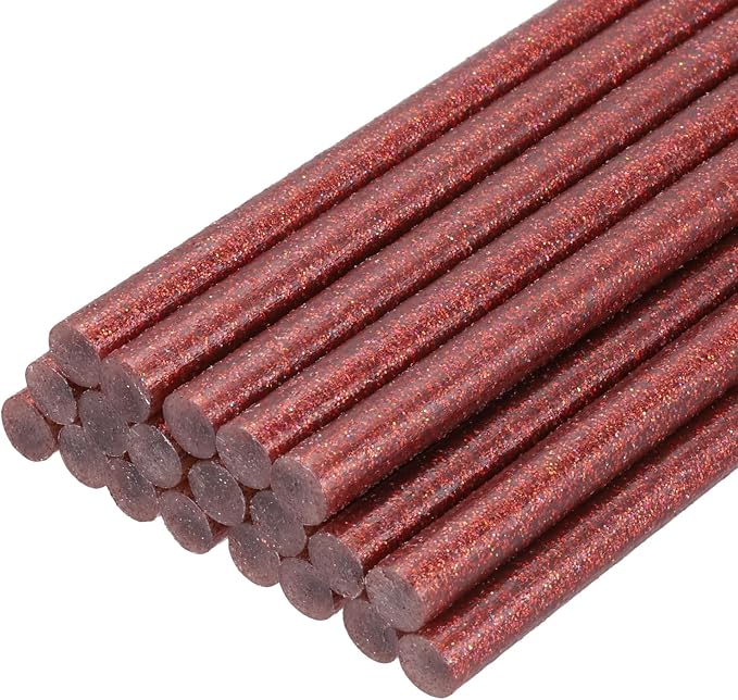 PATIKIL Hot Glue Sticks for Glue Gun, Dark Red by PATIKIL