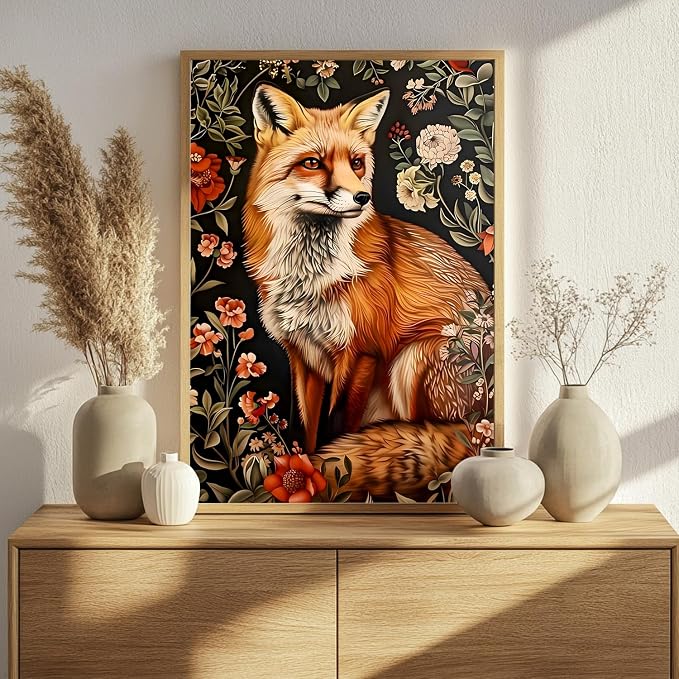Paint by Numbers for Adult, Fox Paint by Numbers Kit for Adults Beginners - Image 2