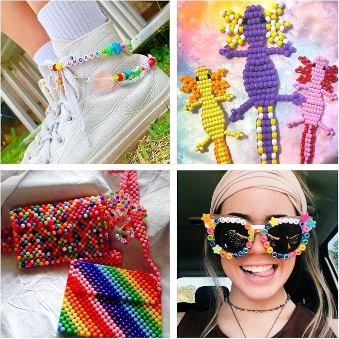 JULIMAIDONG 11500Pcs Pony Beads, Beads - Image 8