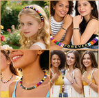 Aqltidiz DIY Beaded Keychain Making Kit, Heart Beads, Swivel Snap Hooks - Image 7
