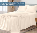 Royale Linens 100% Organic Cotton Fitted Sheet - Image 2
