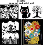CertBuy Eva Foam Sheets 3mm, 50 Pack Black Craft Foam 3mm, 9 x 12 Inch Foam - Image 5