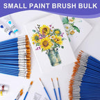 AROIC Small Paint Brushes Bulk, Acrylic Paint Brush - Image 6
