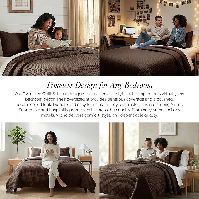 Southshore Fine Living, Inc. Oversized King Quilt Bedding Set, Soft Brushed - Image 6