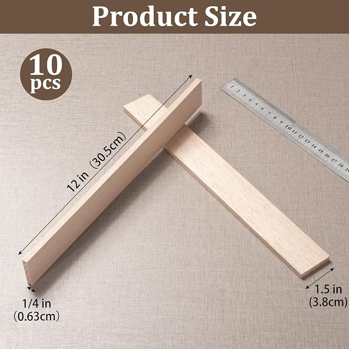 Balsa Wood Sticks, Wooden Sticks - Image 3