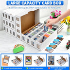 8 Pack Trading Card Storage Box 25000+ Count Cards Storage Box - Image 4
