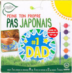 Creative Roots Paint Your Own #1 Dad Stepping Stone, Paintable Ceramic 7 in. - Image 2