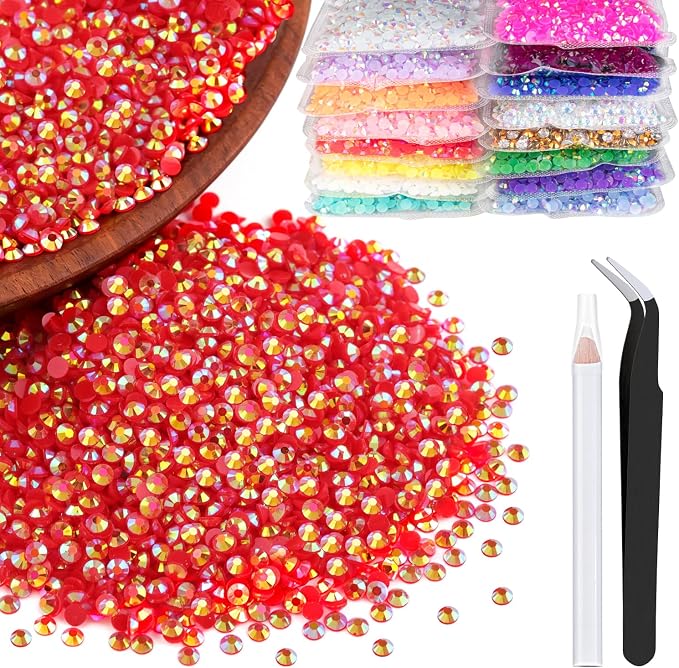 5000pcs 3mm Resin Rhinestones Bulk by BELLEBOOST