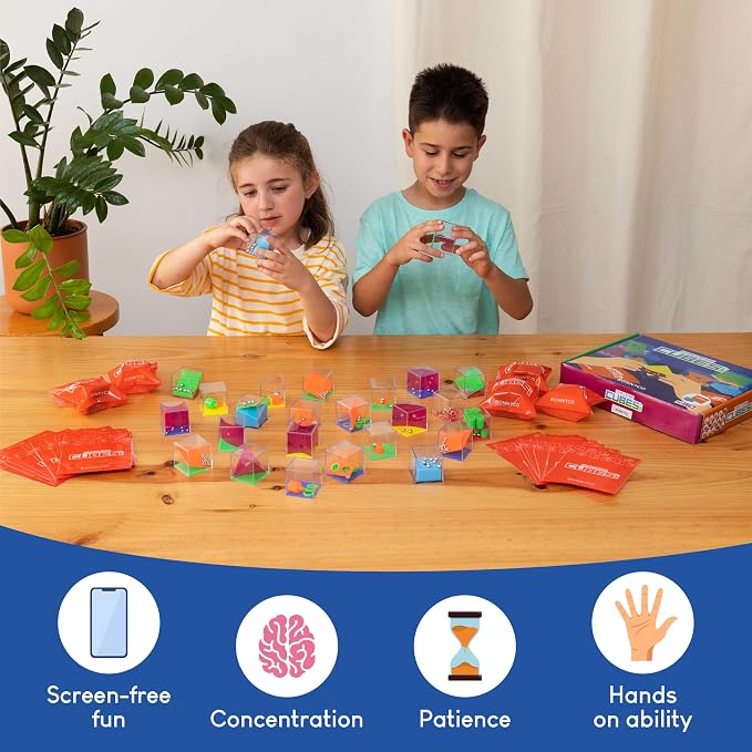 BONNYCO Brain Teaser Puzzles Cubes Kids Party Favors Pack 30. Pinata Goodie - Image 4