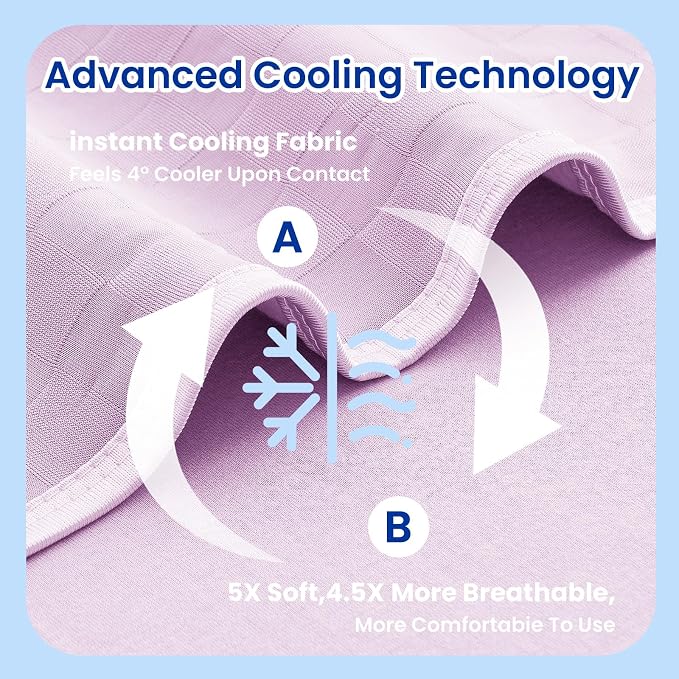 Topcee Cooling Blanket King Size- 90"x108" Summer Cooling Throw Blanket - Image 5