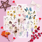 BulbaCraft Transparent Flower and Butterfly Stickers - Image 9