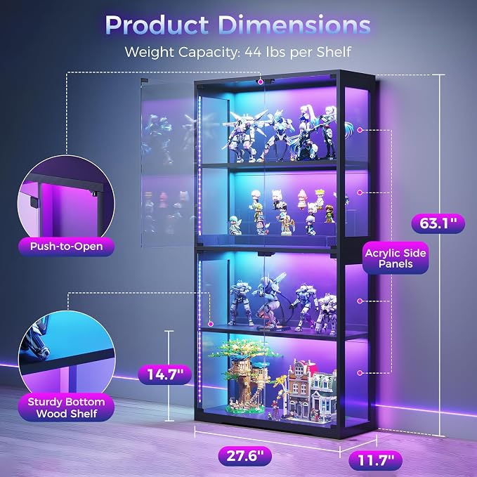 AODK 2-Pack Display Cabinet - Image 2