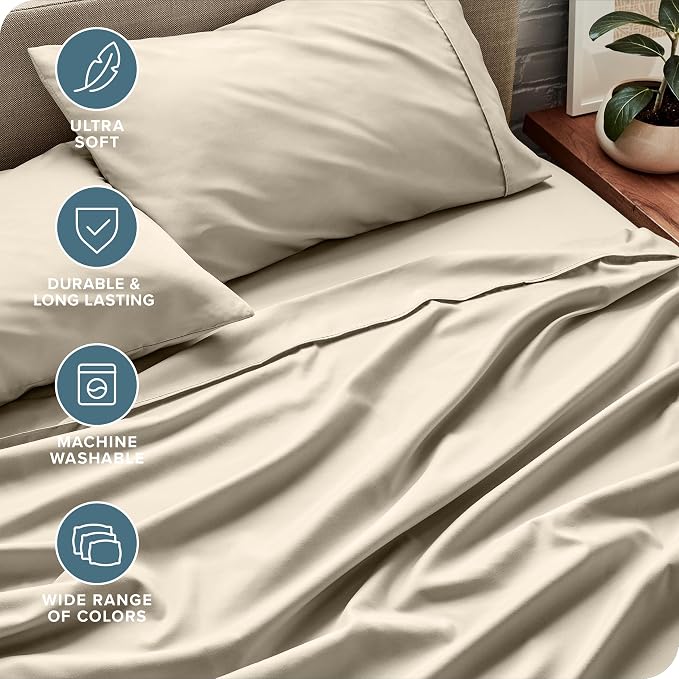 Bare Home Split King Sheet Set - Image 5
