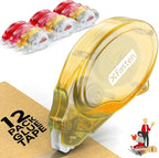 XFasten Double Sided Tape for Scrapbooking, 8mm x 30ft 12-Pack Multicolor by XFasten
