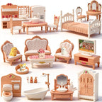 Dollhouse Furniture Set, Toy for Kids Ages 3+ Boys Girls, Great Gift Idea by Unknown