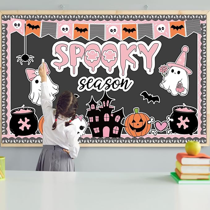 Halloween Ghost & Pumpkin Paper Cutouts - Image 5