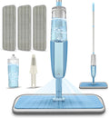 Spray Wet Mops for Hardwood Floors- MEXERRIS Microfiber Dust Dry Mop with 3 Microfiber Washable Pads Hard Wood Floor Mop with Sprayer Commercial Home Use for Wood Floor Laminate Ceramic Tiles