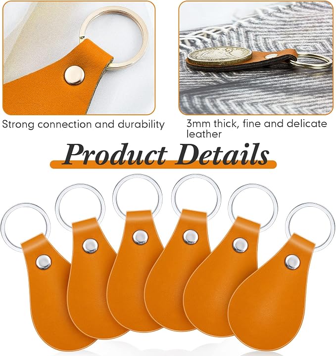 Taiyin 30 Pcs Leather Key Fob Kit - Image 3