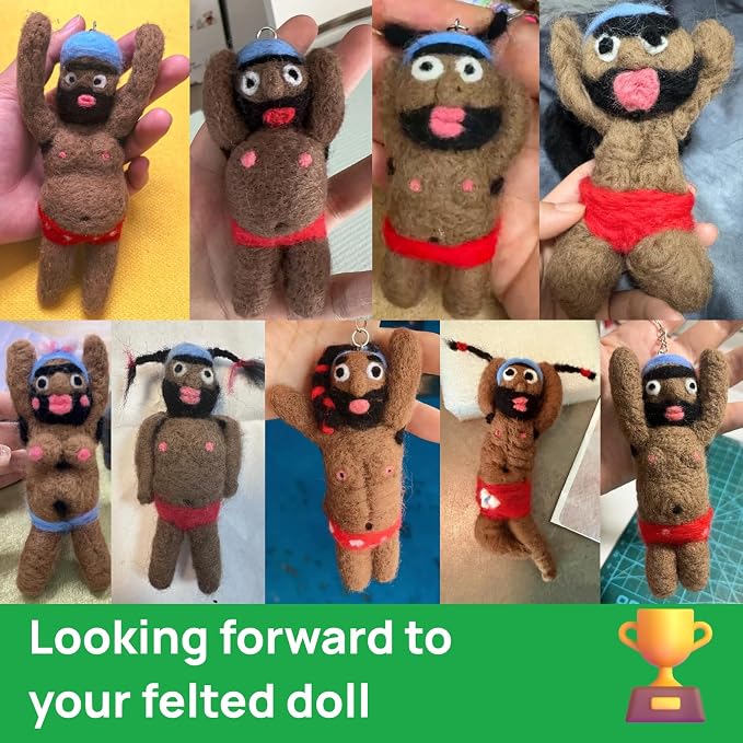 MeowPick DIY Needle Felting Kit, Beginner Wool Felt Craft Set - Image 8