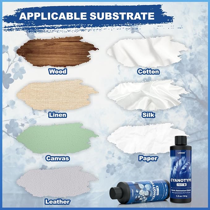 Cyanotype Solution Kit with 7 Tools, Cyanotype Chemicals Sensitizer Set - Image 4