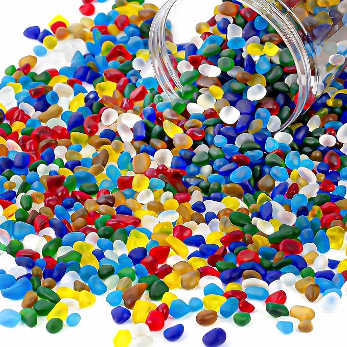 QEQEKAKA Colorful Sea Glass Stones - Image 3