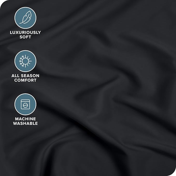 Bare Home Fitted Bottom Sheet Queen - Image 2