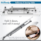 Sew Ready Portable Sewing Table, Computer or Office Desk - Image 7