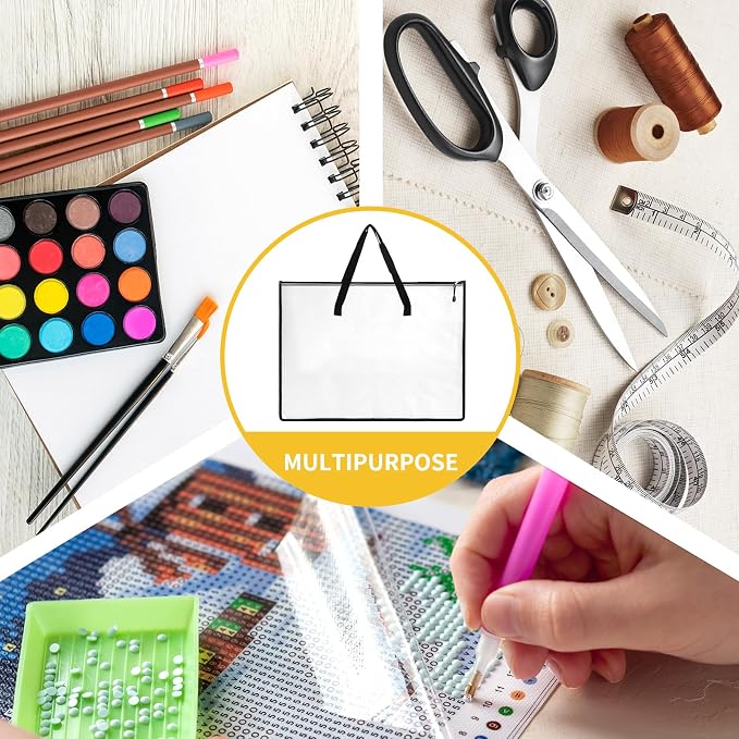 EOOUT 4pcs 18.5x24.8 Inches Art Portfolio Bags, Portfolio Folder - Image 6