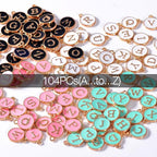 Bulk Gold Enamel Charms for Jewelry Making, Colorful Metal Charms Pendant for - Image 2