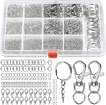 LEOBRO Jump Rings, Keychain Clip and Key Ring, Key Chain Rings, Lobster Claw by LEOBRO