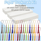 DSYIL 100 Set Blank Bookmarks - Image 3