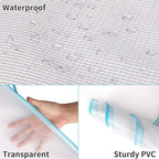 EOOUT 100pcs Mesh Zipper Pouch, A4 Size, 10 Colors Zipper Bags - Image 3
