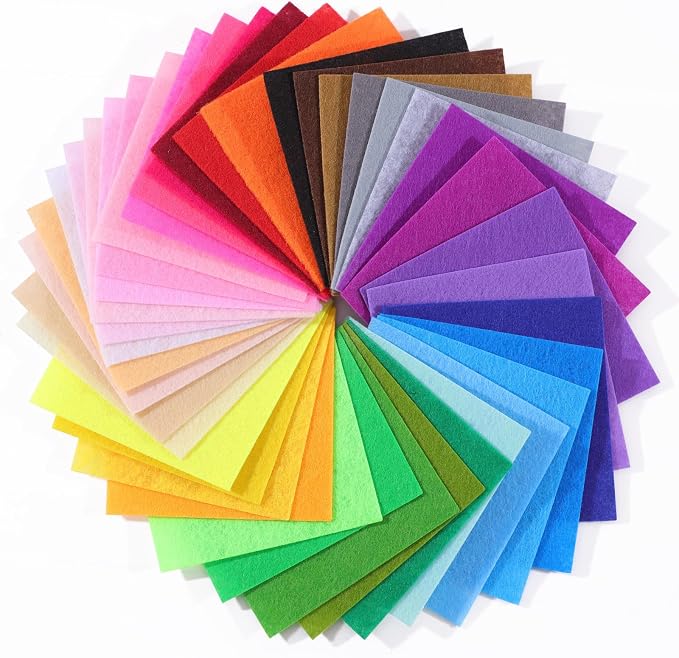 40 PCS Assorted Colors Soft Nonwoven Felt Sheets - Image 3