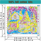 Christmas House Stamped Cross Stitch Kits - Image 6