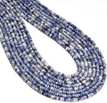 ICAI Beads Natural 2x4mm Rondelle Beads, Abacus Disk Stone Spacer Beads – Loose by CAI+YI+MING
