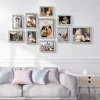 LUCKYLIFE Picture Frame Set 10-Pack, Gallery Wall Frame Collage - Image 2